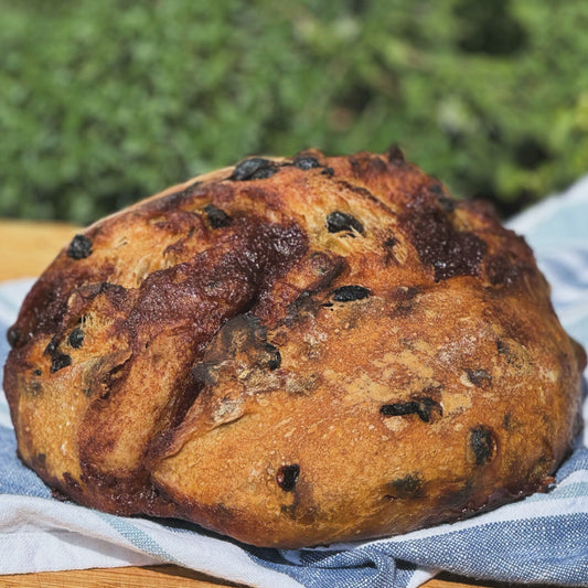 Cinnamon Raisin Sourdough Loaf